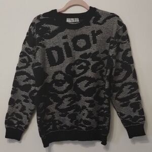 Dior Men's Sweater in Black and Gray